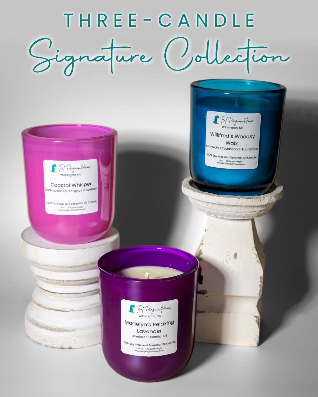 Three-Candle Signature Collection with Wick Trimmer